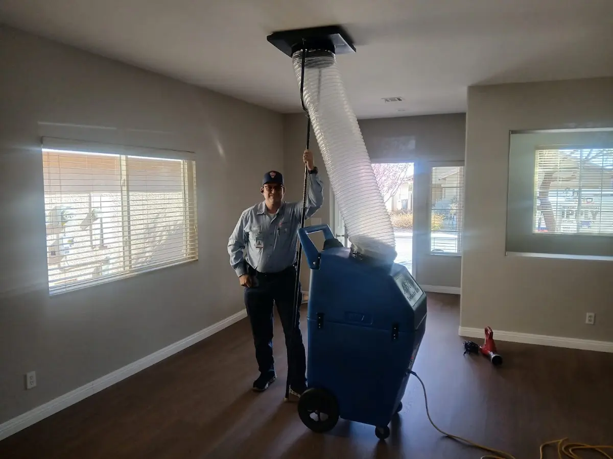 Professional Dryer Vent Cleaning work inside a Granbury home